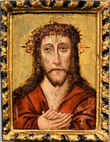 Ecce Homo, Flemish Master of the 16th century - Paintings & Drawings Style Renaissance